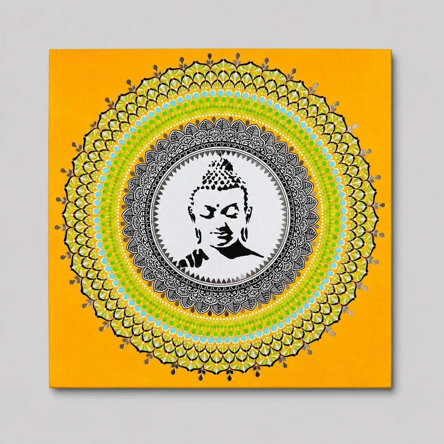 Large mandala statement artwork